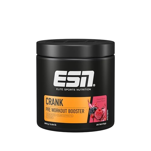 ESN Crank, Fresh Berry Juice, 380 g, Pre Workout...