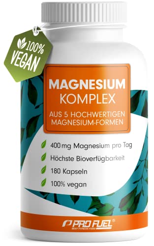 Magnesium Komplex 180 Kapseln, 400 mg...