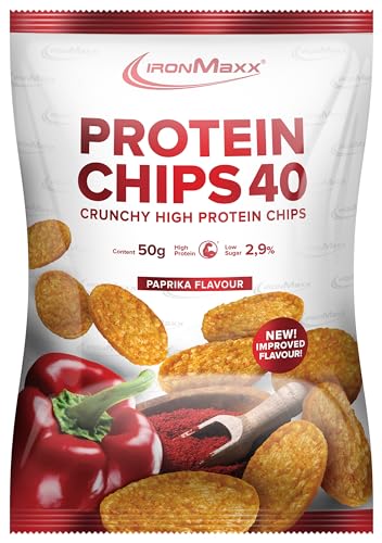 IronMaxx Protein Chips 40 - Paprika 1 x 50g |...