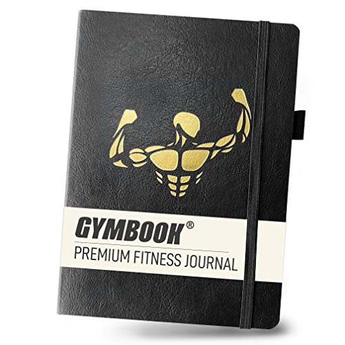 GYMBOOK® Trainingstagebuch A5 - Premium Fitness...