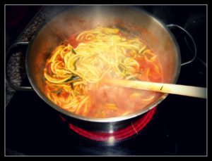 Rezept Gemüse Spaghetti, Gemüse Nudeln