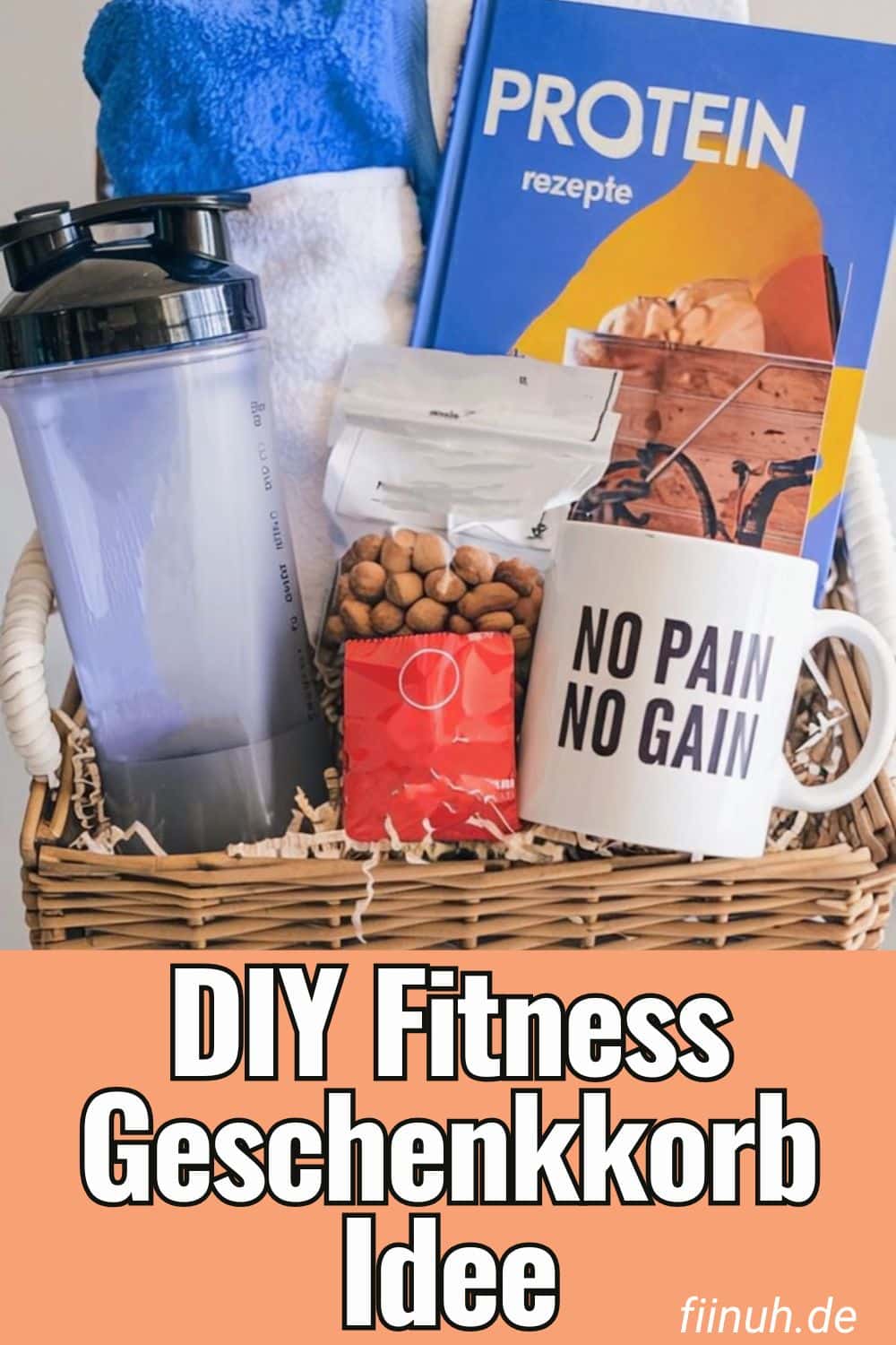 DIY Fitness Geschenkkorb Idee