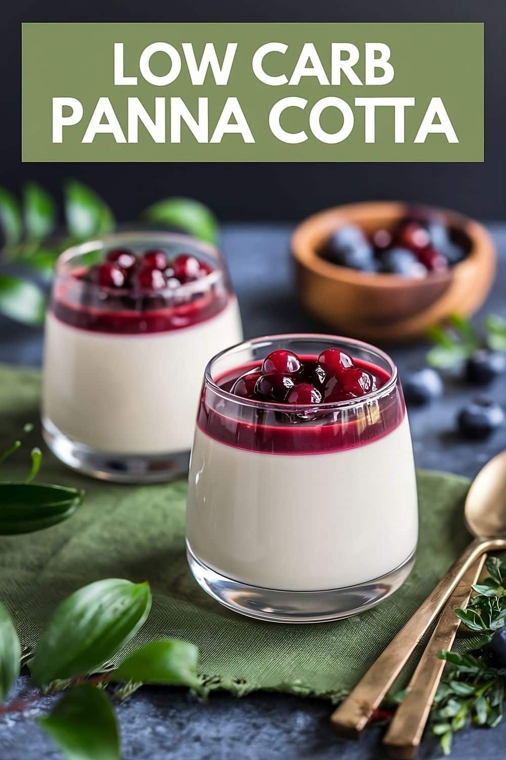 low carb panna cotta rezept dessert