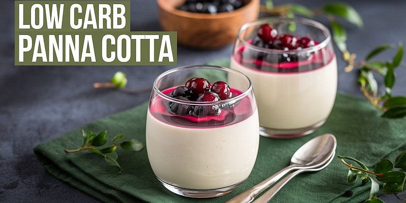 low carb panna cotta rezept dessert