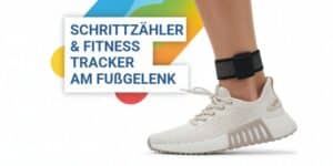 Schrittzähler für Fußgelenk Fitness Tracker Knöchelband
